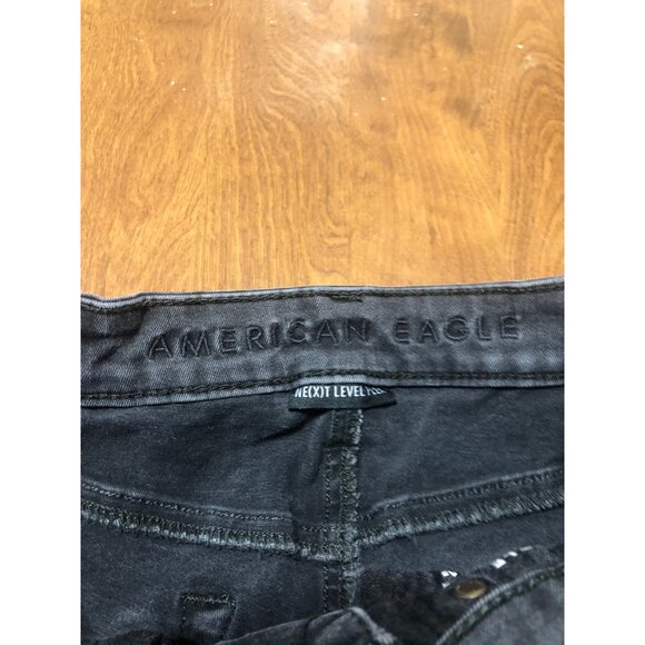 American Eagle Outfitters Black Slim Distressed Men's Jeans 29 X 30 - Picture 3 of 10